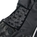 Subblime - 957711 Vestido De Cuero Con Cremallera Y Encaje Negro L/xl