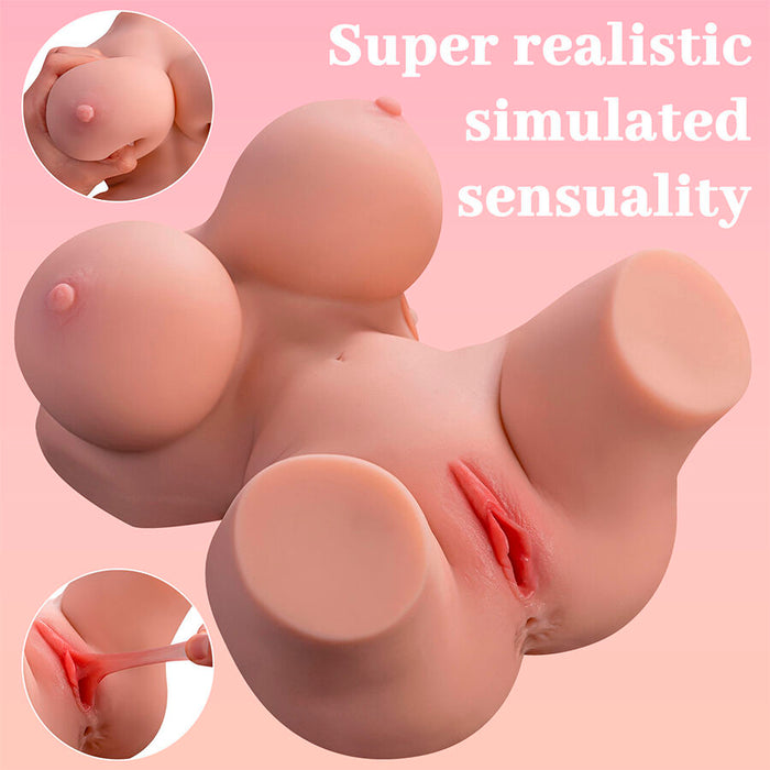 Xise - Frieda Torso Realístico Femenino Con Vibración 36 Cm