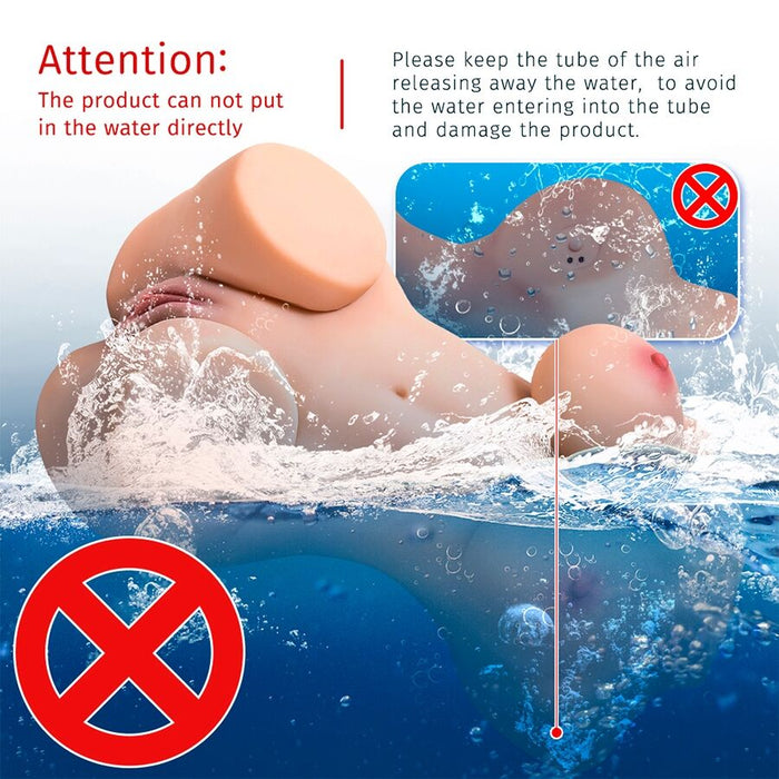 Xise - Wendy Sucking Torso Femenino Con Vibración Y Control Remoto 6 Kg