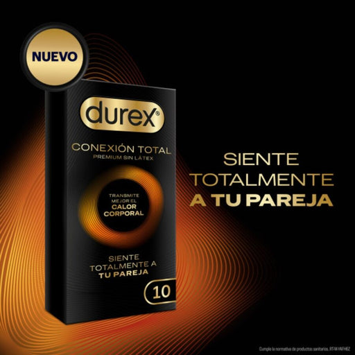 Durex - Conexión Total Ultra Fino Plus Sin Látex 10 Unidades