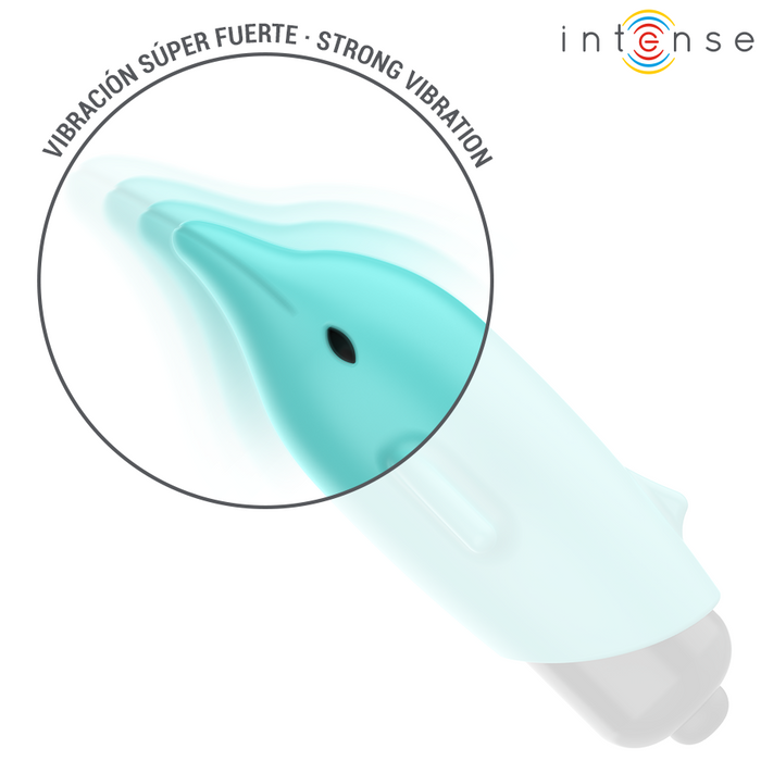 Intense - Echo Bala Vibradora Delfín Azul 8 X 4.7 Cm