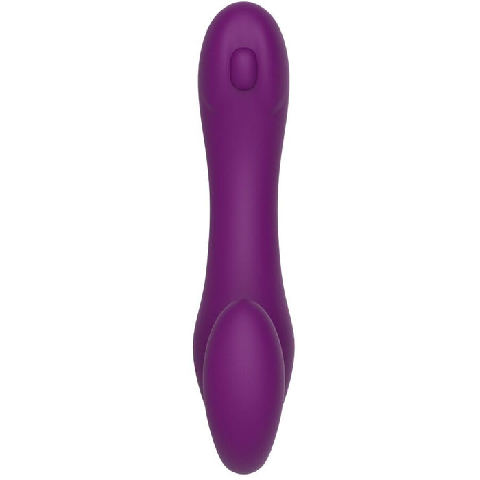 Xocoon - Strapless Strap-on Vibrador 2 En 1 Con Control Remoto Morado