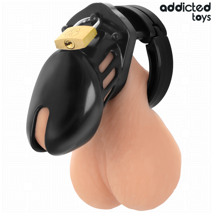 Addicted Toys Locked - Obsidian Hold Jaula Para Pene Talla S