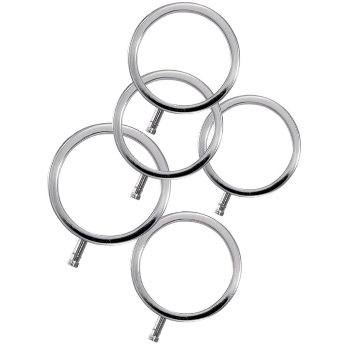 Electrastim - Electrarings Anillos Metálicos Para El Pene Pack 5