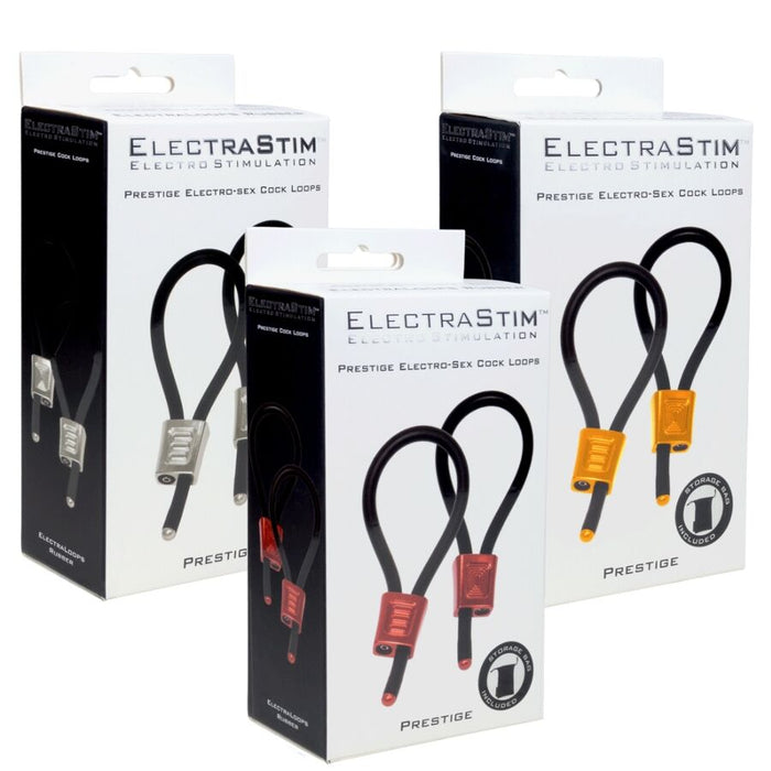 Electrastim Prestige Electraloops Adjustable Cock Rings Lazo Ajustable
