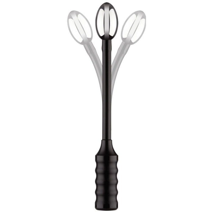 Electrastim Depth Charge Flexible Electro Probe Masajeador De Próstata Negro Metal, Silicio 1 Pieza(S)