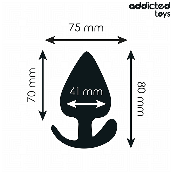 Addicted Toys - Plug Anal Silicona Talla L 8 Cm