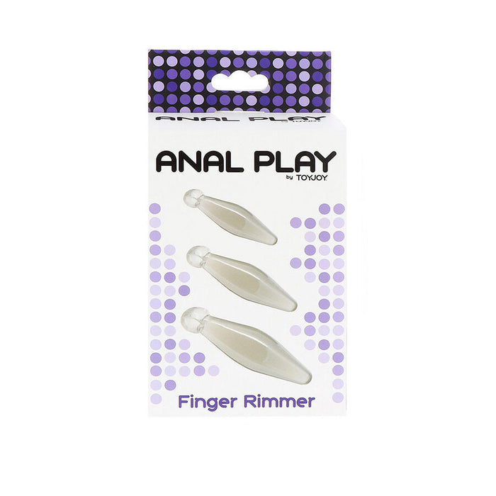 Toyjoy - Anal Play Rimmer De Dedo 3 Piezas Transparente