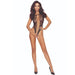 Passion - Bs112 Bodystocking Encaje Negro