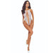 Passion - Bs112 Bodystocking Encaje Blanco