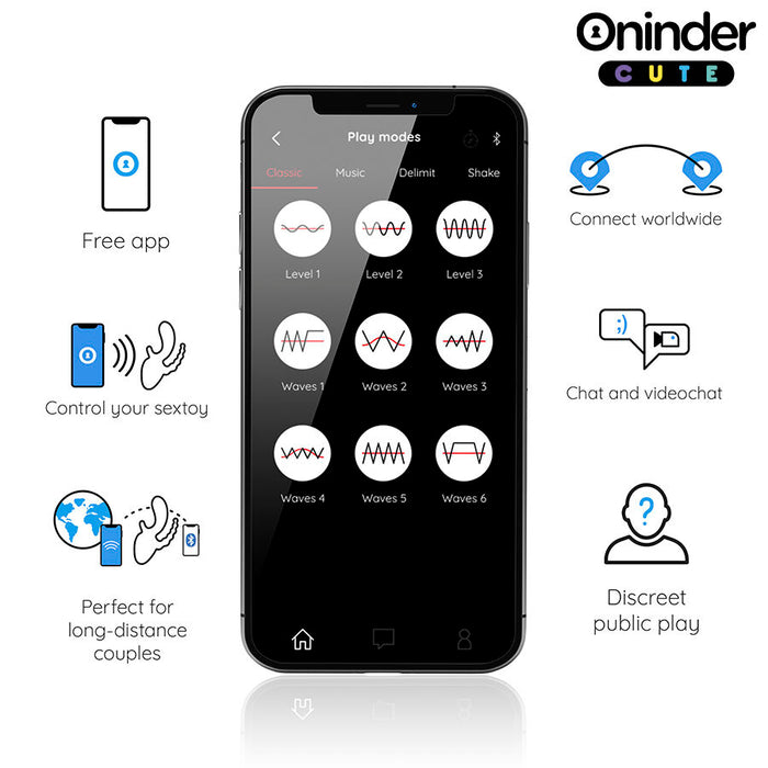 Oninder Cute - Love 3 Some Triple Vibrador - App Mundial Gratuita