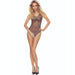 Passion - Bs109 Bodystocking Mariposa Negro