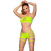 Chilirose - Cr 4866 Set Top Y Short Verde Neón S/m