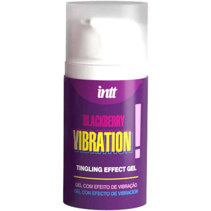 Intt Releases - Gel Vibrador Líquido Sabor Mora 15 Ml