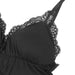 Subblime - Teddy Detalle Encaje Floral Negro S/m