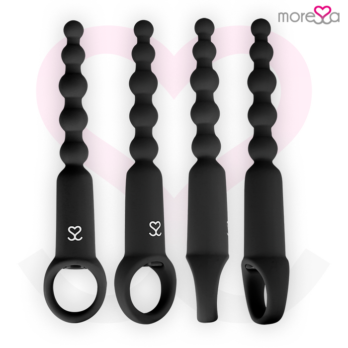 Moressa - Ronie Potente Rosario Anal Control Remoto Negro