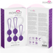 Moressa - Osian Set Osian One; 51 Gr / Osian Two; 101 Gr / Osian Three 85 Gr Premium Silicona Lila