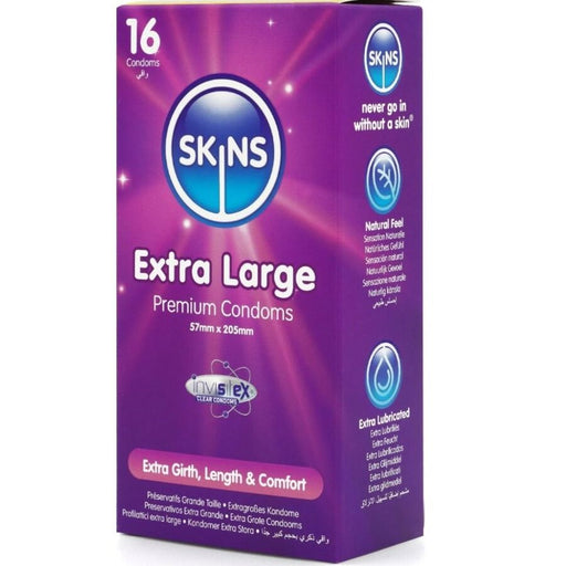Skins - Tamaño Xl Preservativos Premium Pack 16