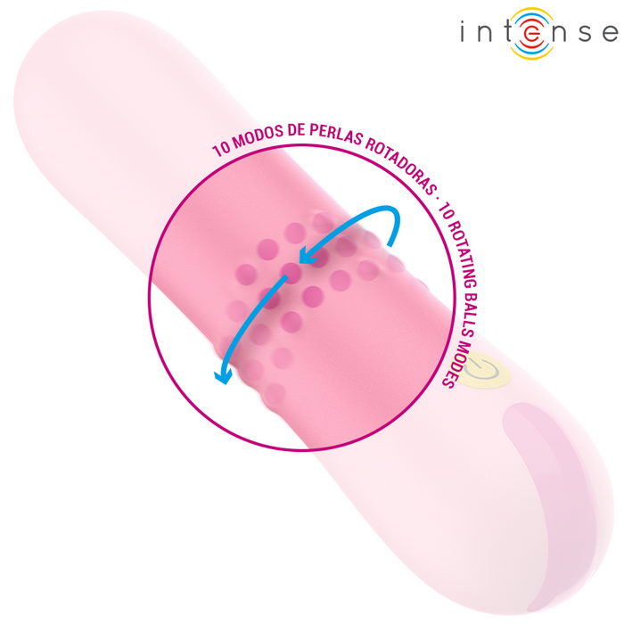 Intense - Barbara Vibrador Con Perlas Giratorias