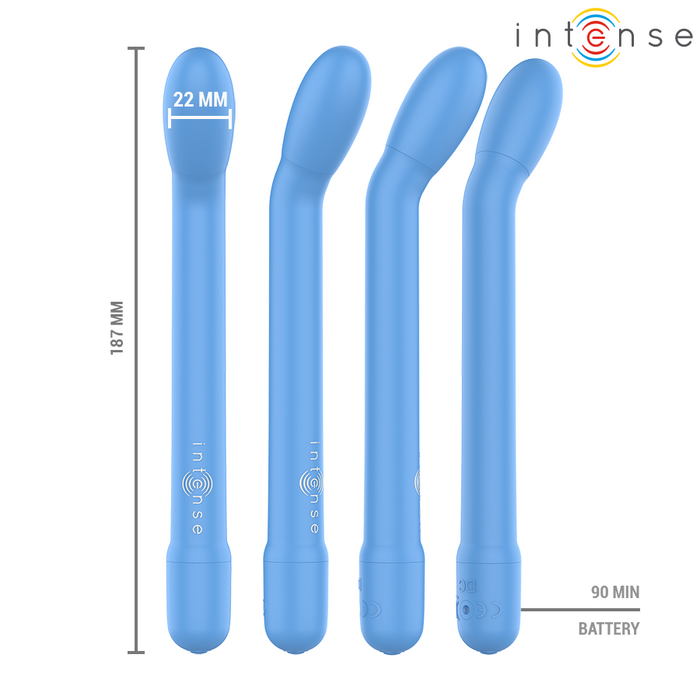 Intense - Estimulador Punto-G Azul Recargable