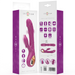 Intense - Halle Vibrador Multifunción Con Lengua Estimuladora En Forma De Delfín Morado