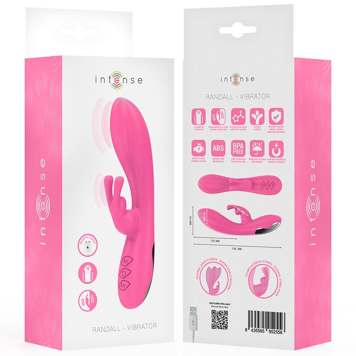 Intense - Randall Vibrador Rabbit 10 Vibraciones Rosa