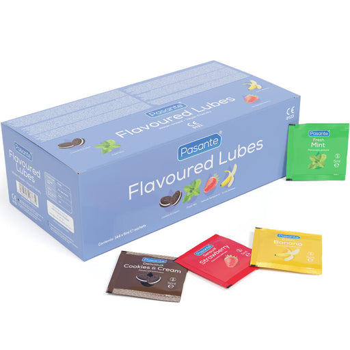 Pasante - Lubricantes Sabores Caja 144 Unidades 5 Ml