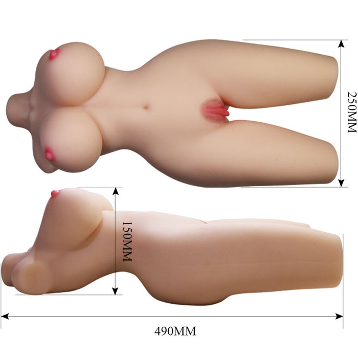Crazy Bull - Tiffany Torso Femenino Realista Vagina Y Anal 5.5 Kg