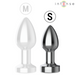 Intense - Plug Anal Talla S De Metal Vibrador Con Luces Led Multicolor Y Control Remoto