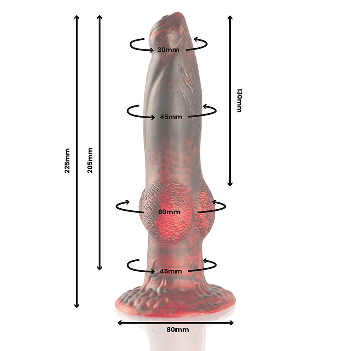 Epic - Prometheus Dildo Titan En Llamas Control Remoto