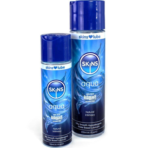 Skins - Aqua Lubricante Base De Agua 130 Ml