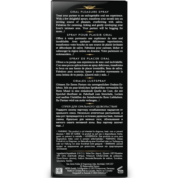 Shunga - Waves Pleasure Spray Oral Seductor Sandía 20 Ml
