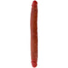 Get Real - Dildo Doble Dong De Silicona Caramelo 35 Cm