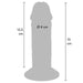 Get Real - Dildo Deluxe Dong Grueso De Doble Densidad Tpe 15 Cm