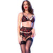 Chilirose - Cr 4883 Set Cuatro Piezas Negro L