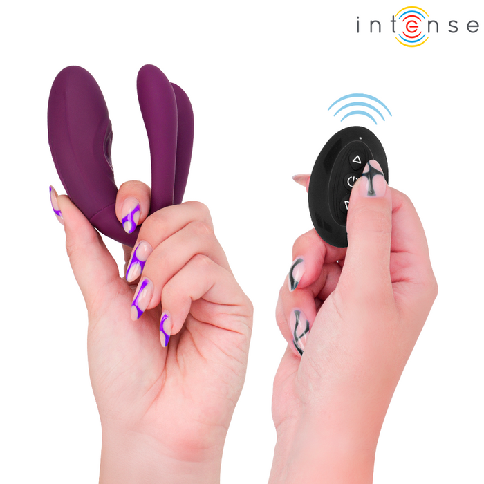 Intense - Sandra Vibrador & Estimulador De Pinzas Con Golpeteo Control Remoto