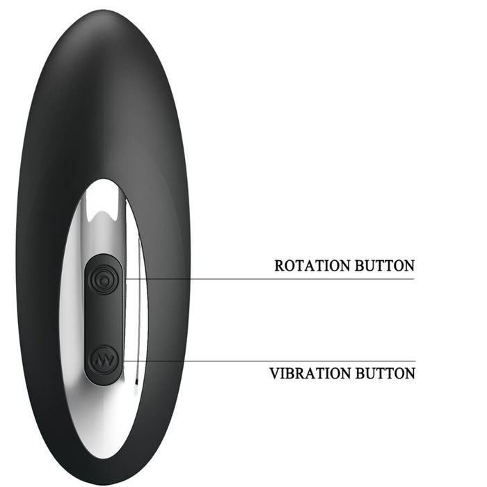 Mr Play - Masajeador Prostático Con Rotación Y Vibración