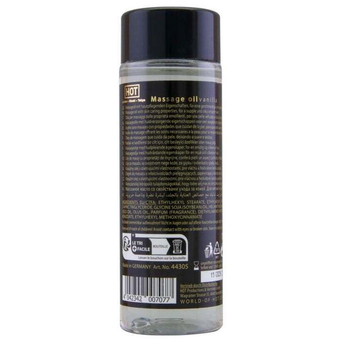 Hot - Aceite De Masaje Vainilla 100 Ml