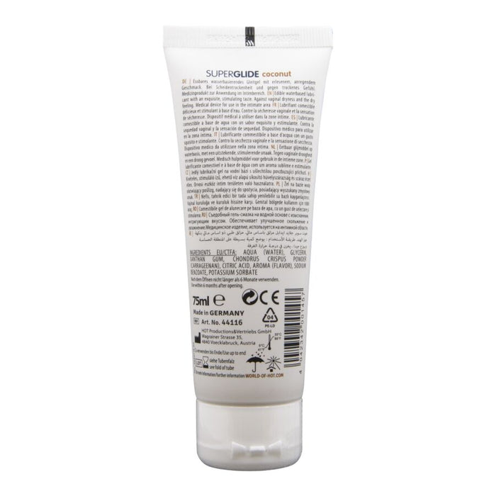 Hot Superglide Lubricante Comestible Coco