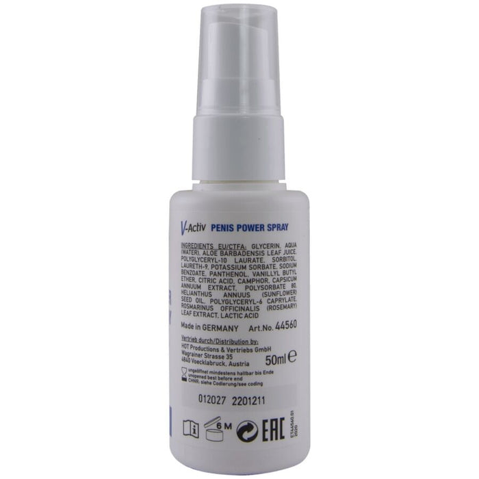 Hot - V-activ Penis Power Spray Para Hombre 50 Ml