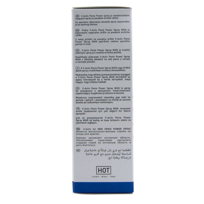 Hot - V-activ Penis Power Spray Para Hombre 50 Ml