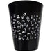 Diablo Picante - Vaso Negro 500 Ml Con Penes Blancos
