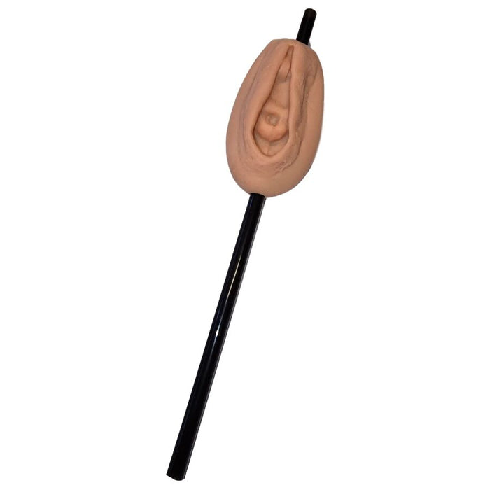 Pajita Con Adorno Forma De Vagina