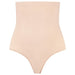 Bye-bra - Tanga De Talle Alto Sin Costuras Beige Talla Xl