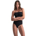 Bye-bra - Tanga De Talle Alto Sin Costuras Negro Talla L