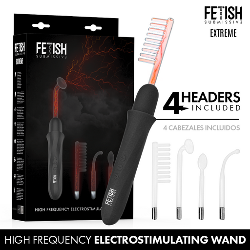 Fetish Submissive - Vibrador Wand Electroestimulación Alta Frecuencia