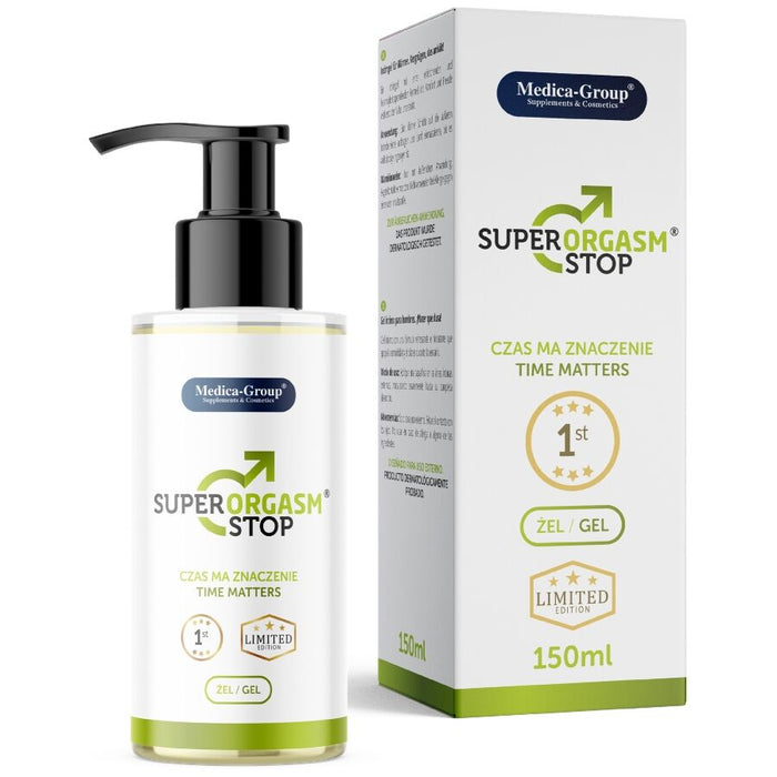 Medica Group - Super Orgasm Stop Gel Intimo Para Hombre 150 Ml
