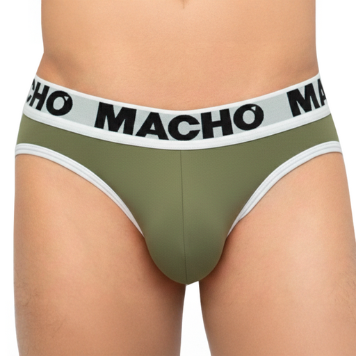 Macho - Mch013 Slip Verde Militar L
