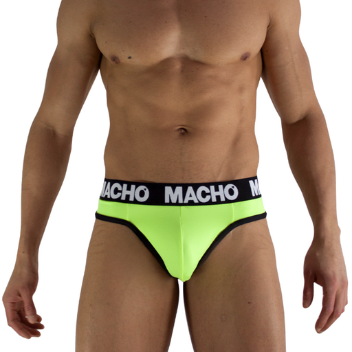 Macho - Mtg001 Tanga Amarillo Fluor L