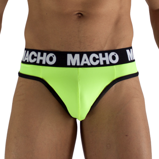 Macho - Mtg001 Tanga Amarillo Fluor L